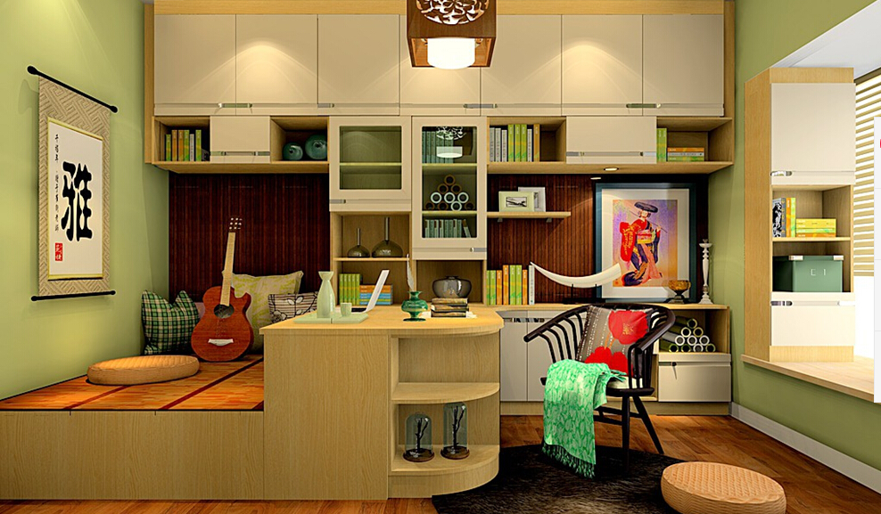 0198期榻榻米设计丨CAD图纸含平立面+参考例图